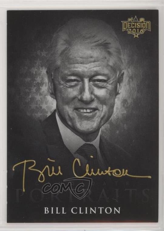 2016 Decisione 2016 Candidato Ritratti Vendita al Dettaglio Bill Clinton #CP4 1i8