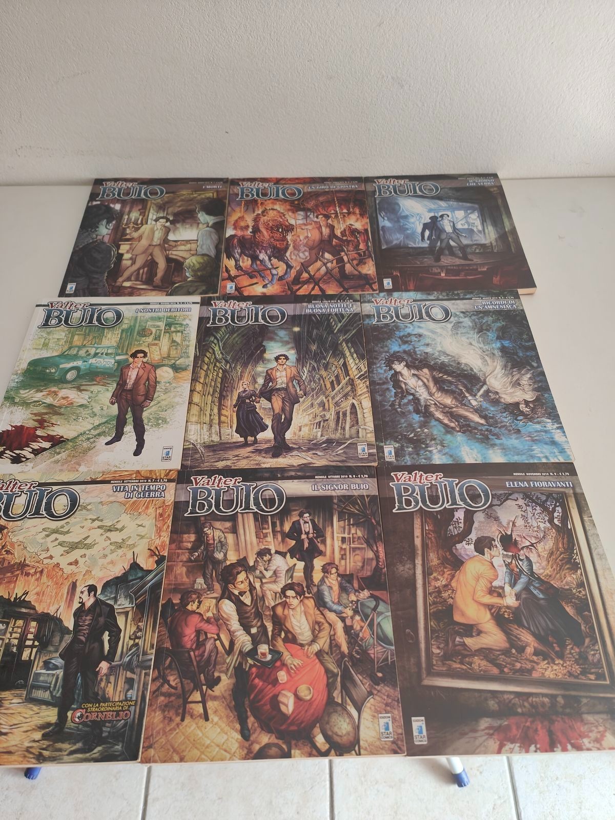Alessandro Bilotta Collezione Walter Buio da 1 a 9