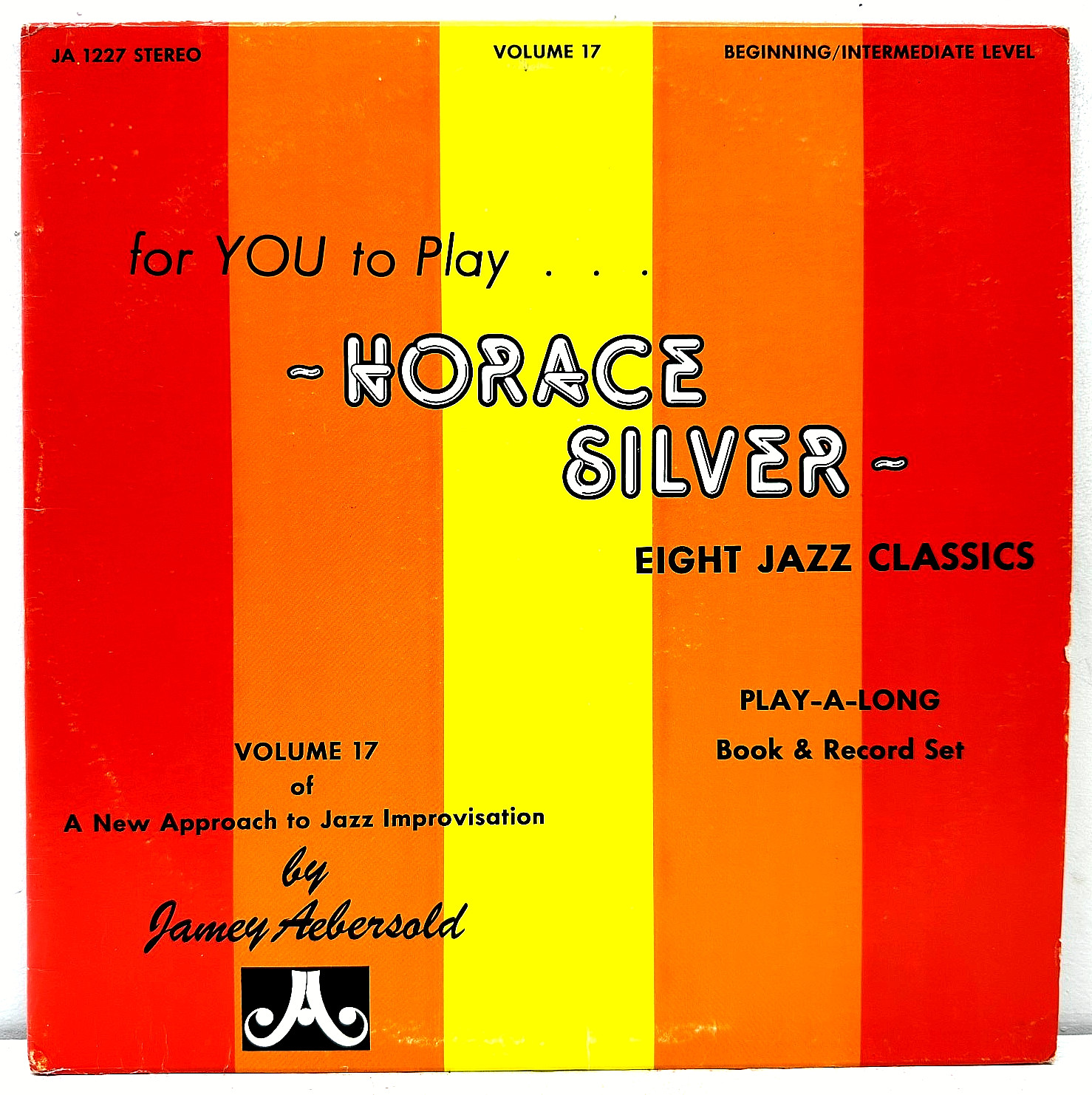 Horace Silver Eight Jazz Classics Vol 17 Jamey Aebersold LP VG+/VG+ JA1227