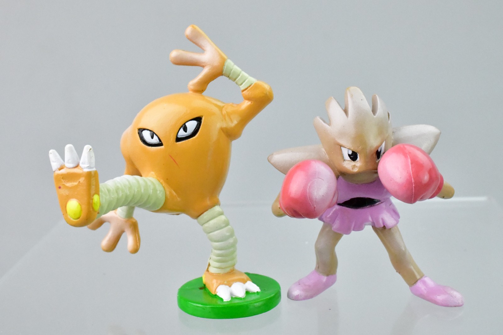 Pokemon Tomy Hitmonchan Hitmonlee CGTSJ Vintage Authentic Mini 2" 1999
