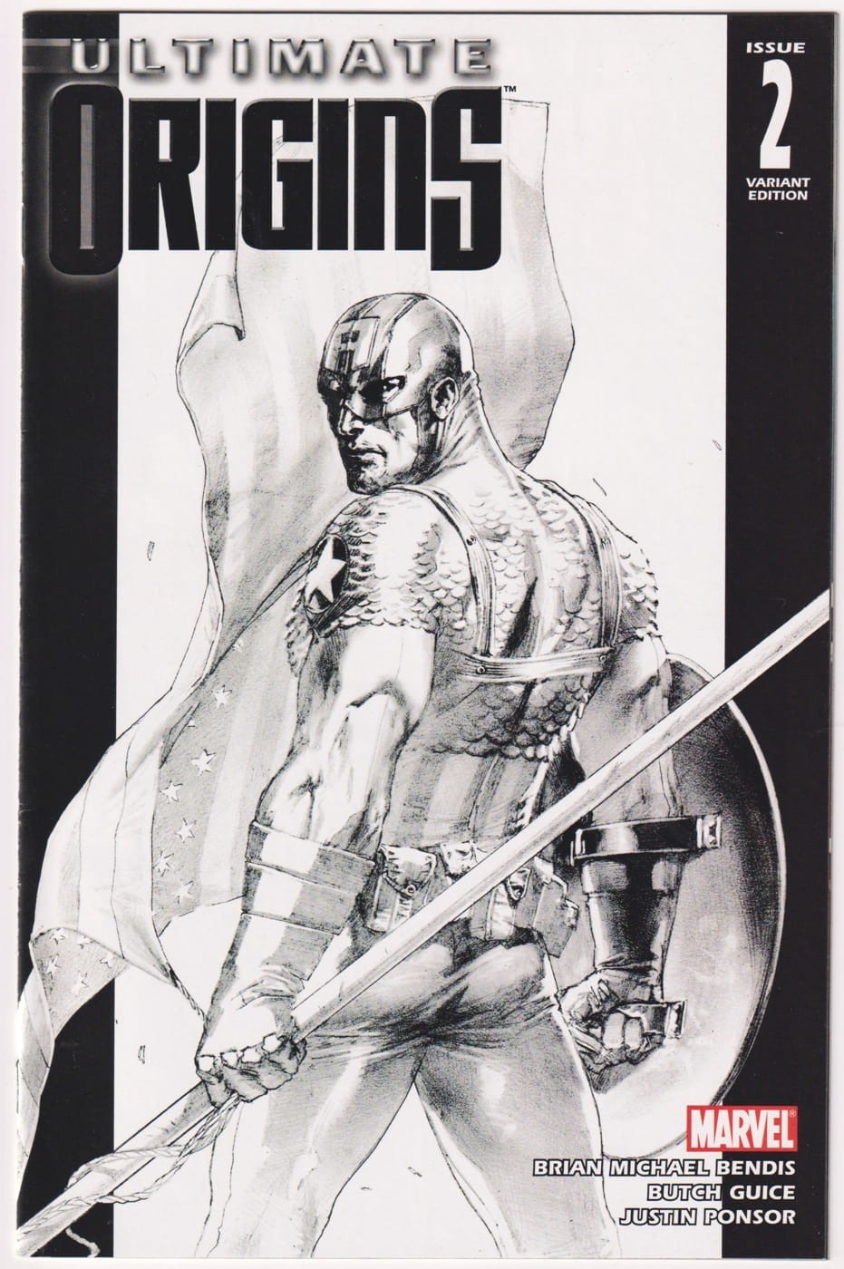 ULTIMATE ORIGINS #2 DELL'OTTO SKETCH VARIANT NM 1:75 2008 MARVEL COMICS