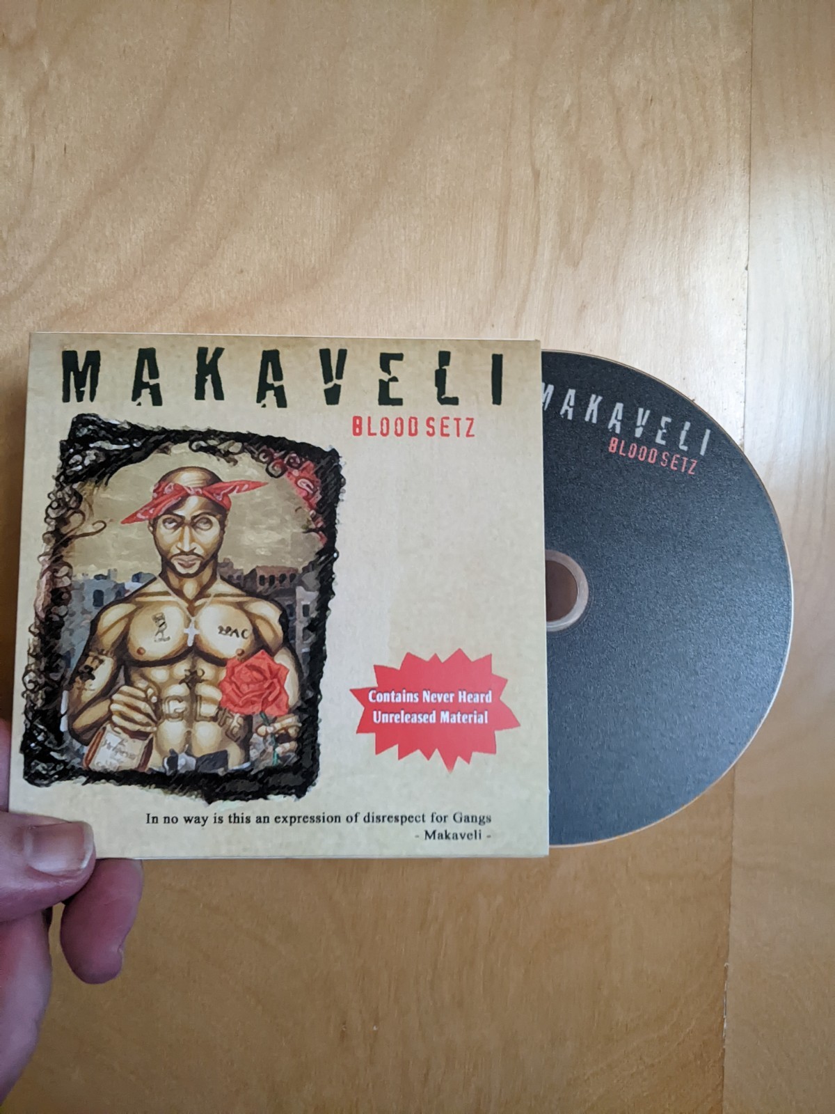 Makaveli Blood Setz Album CD Contains Never Heard Material Feat Nas & Biggie