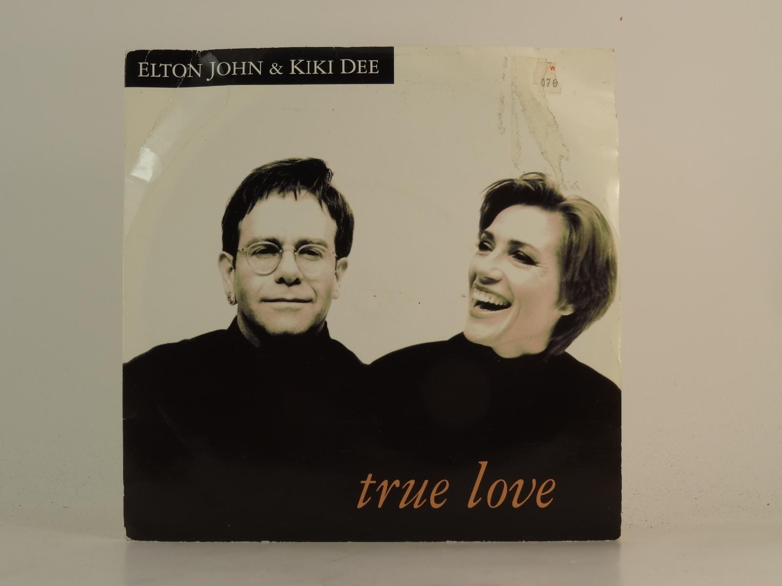 ELTON JOHN AND KIKI DEE TRUE LOVE (2) (78) 2 Track 7" Single plus Picture Sleeve