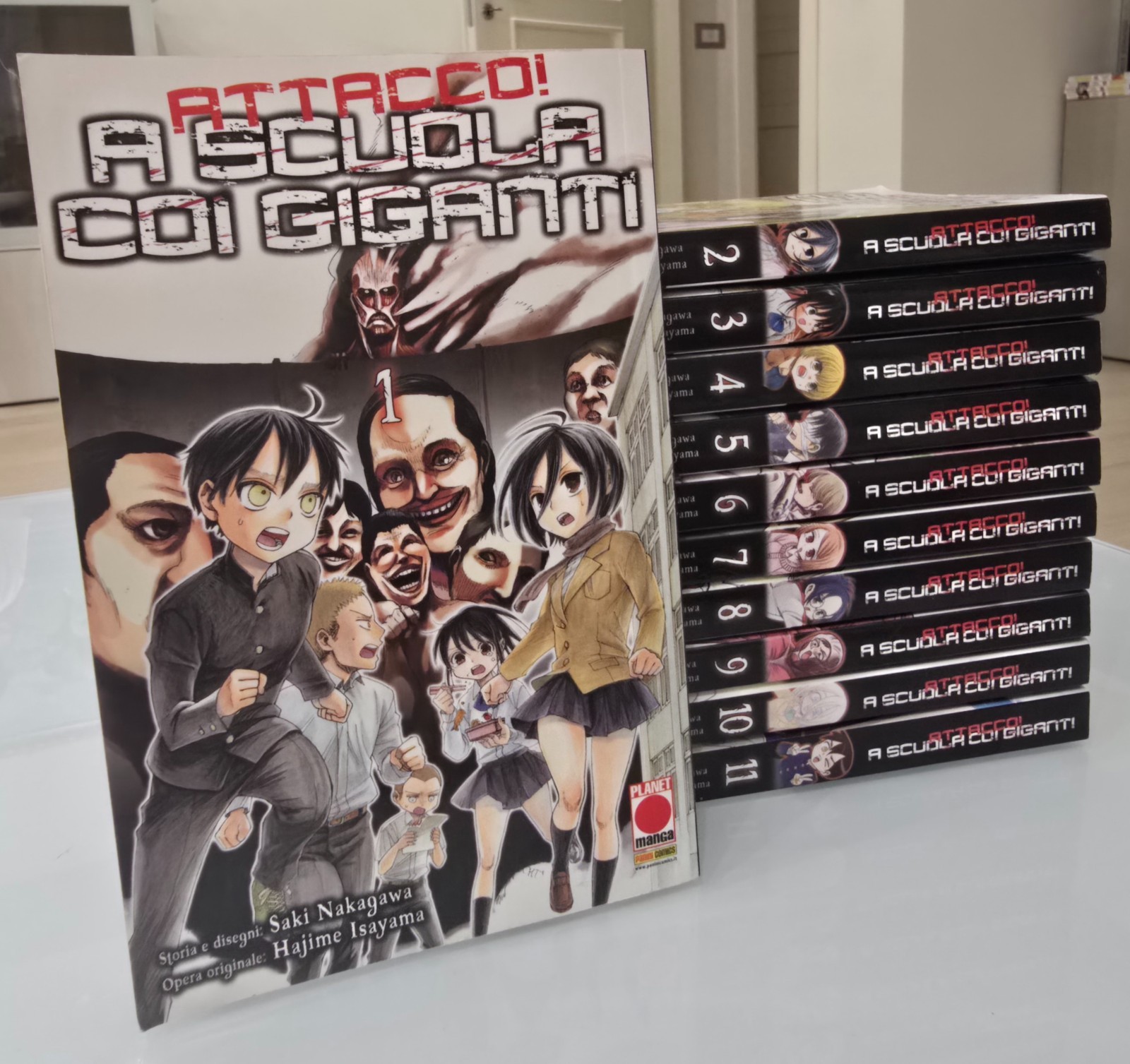 Attacco! A Scuola coi Giganti 1-11 serie completa prima edizione Planet Manga