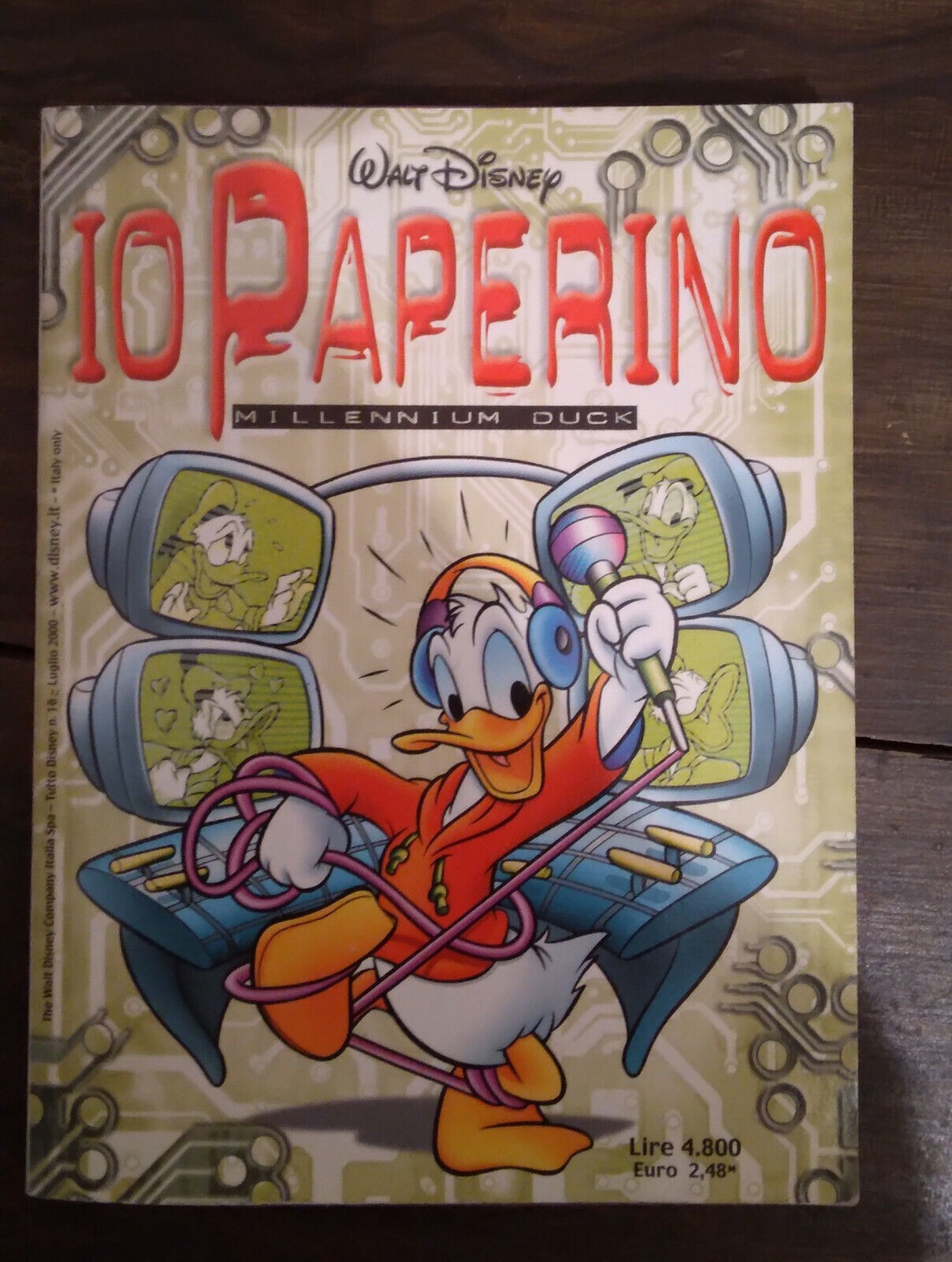 TUTTODISNEY n 16 Io Paperino- Millennium Duck - WALT DISNEY PRODUCTION- buono