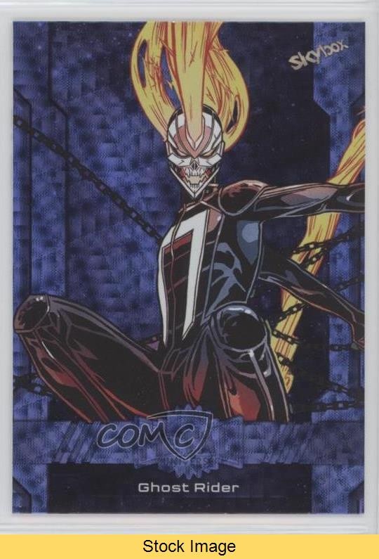 2024 Skybox Marvel Metal Universe Avengers Grandiose Ghost Rider #184 READ 4et