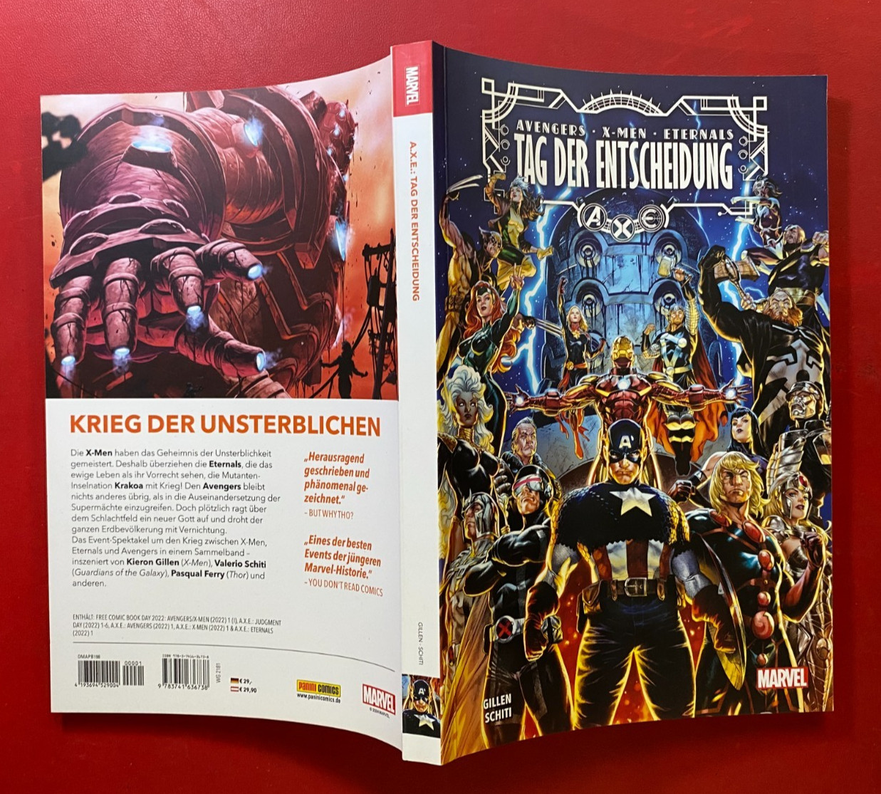 A.X.E. TAG DER ENTSCHEIDUNG Panini (2022) Fumetto Marvel Judgment Day