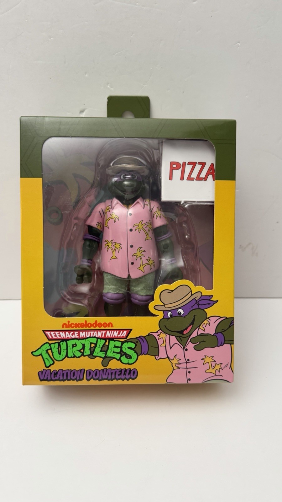 NECA TMNT Vacation Donatello 7" Action Figure Pink Hawaiian Shirt Boxed