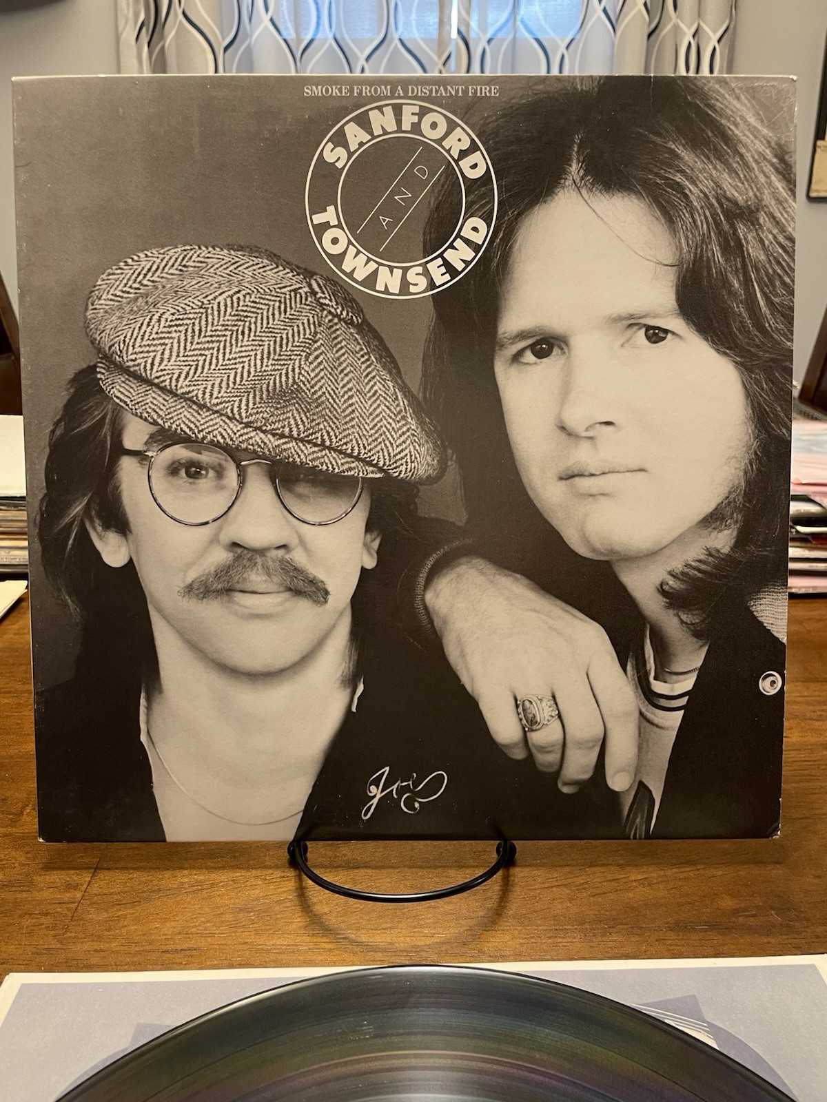 Sanford and Townsend Smoke From a Distant Fire LP Vinyl Record 1977 VG++ CLEAN!
