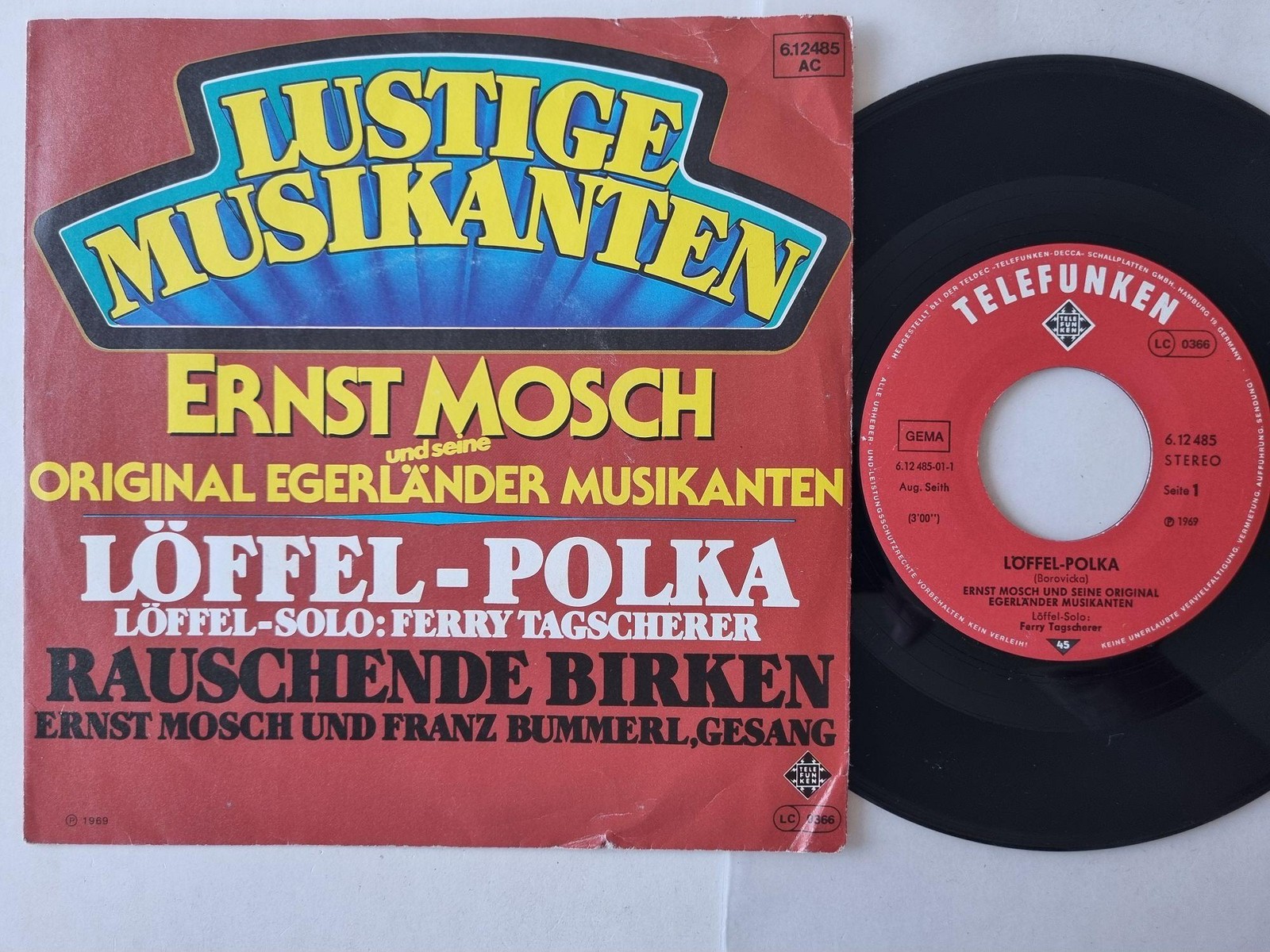 Ernst Mosch Und Seine Original Egerländer Musikanten - Löffel-Polka 7'' Vinyl