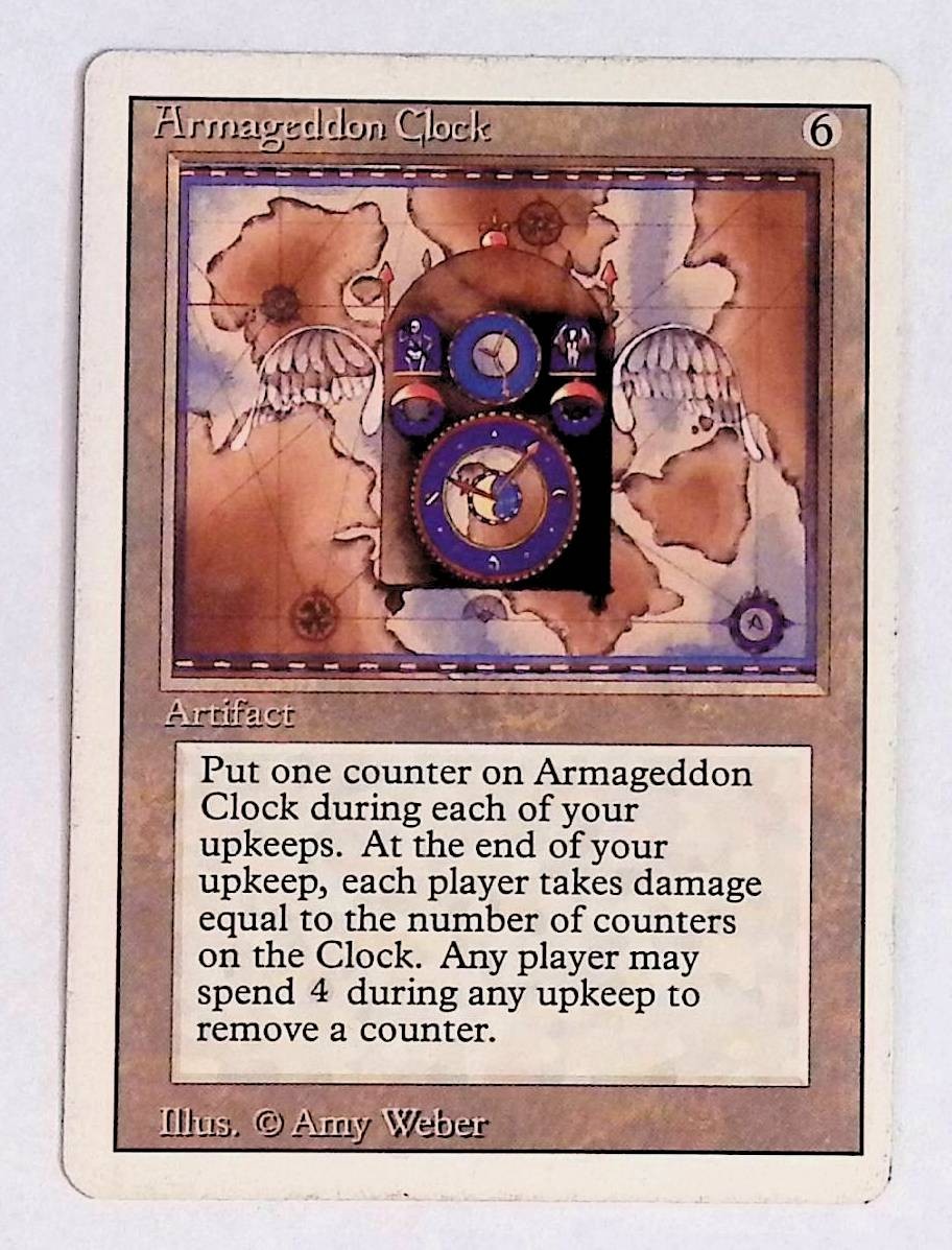 Armageddon Orologio Magic the Gathering Quarta Edizione Artefatto Raro