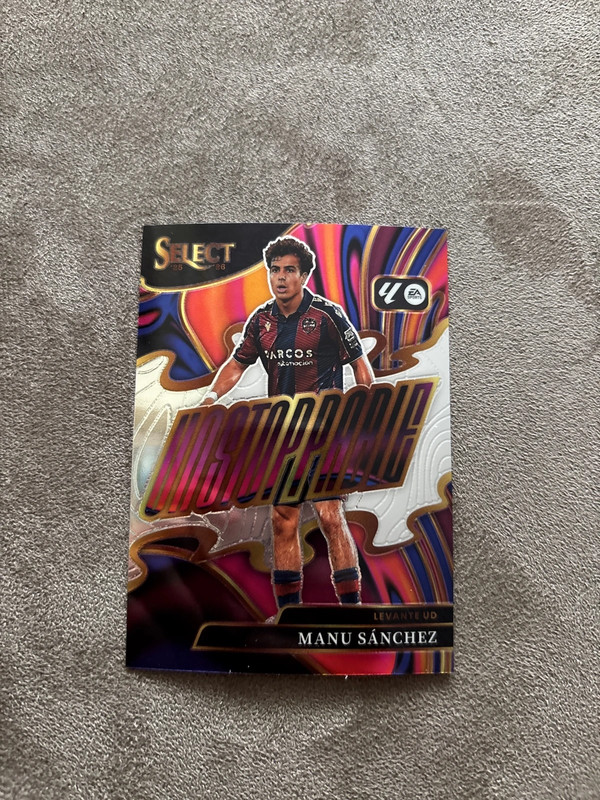 Manu Sánchez Panini Select Unstopable