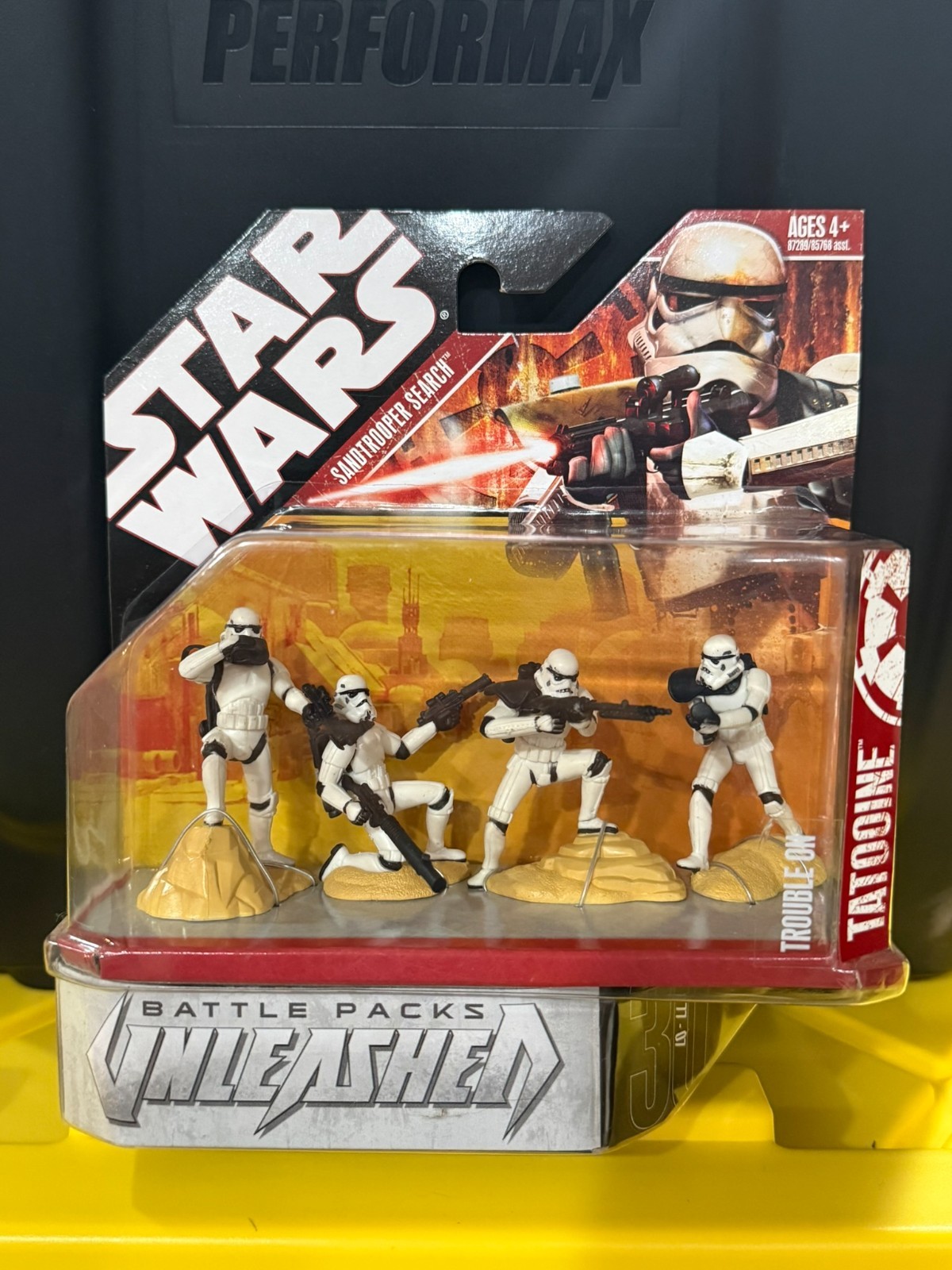 Star Wars Battle Packs Unleashed SANDTROOPER SEARCH Trouble on Tatooine moc 