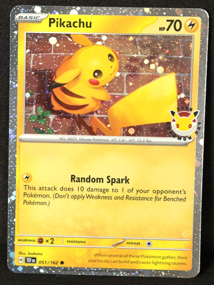 Pikachu 051/162 SV05 Forze Temporali Pokemon Day Promo Holo CGC 10 2026 Eng