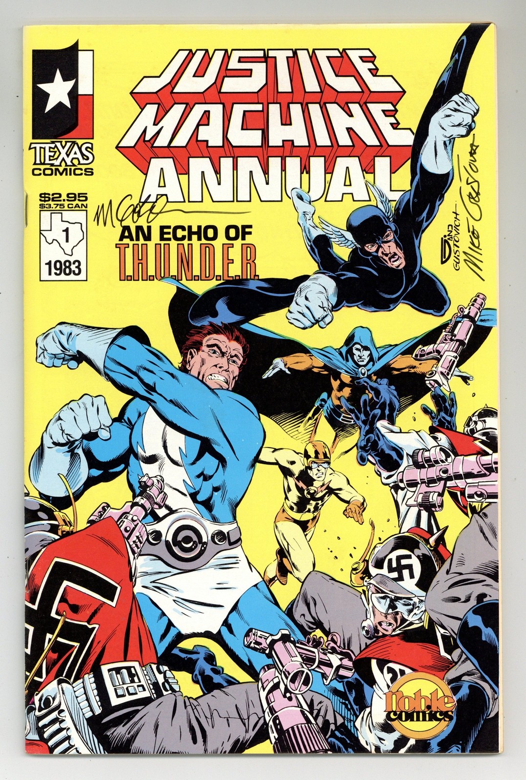 Justice Machine Annual #1 FN- 5.5 1983