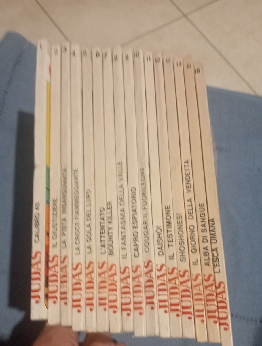 JUDAS - SERIE COMPLETA 1/16 - BONELLI - FUMETTI IN BUONE CONDIZIONI