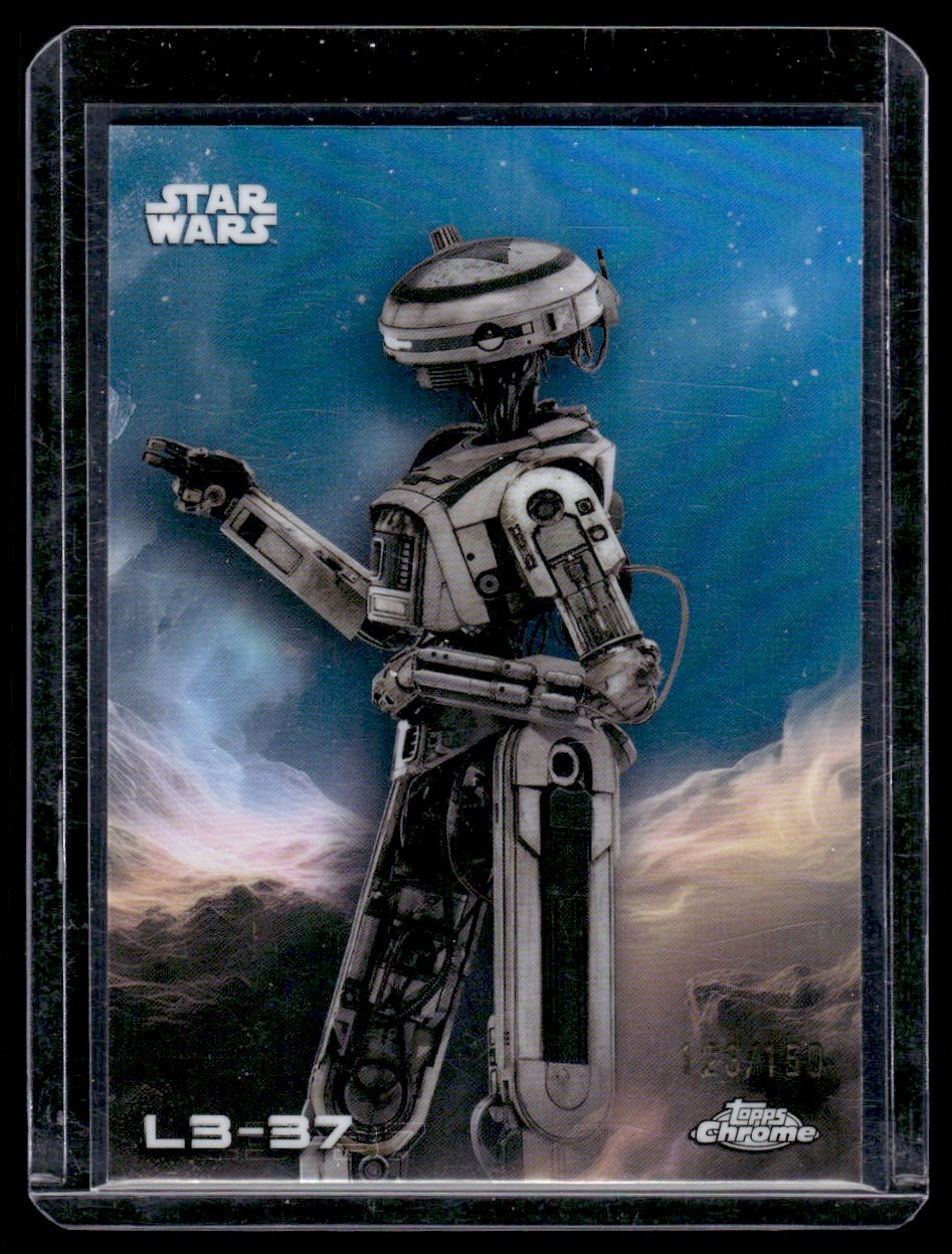 2025 Star Wars rifrattore blu cromato L3-37 /150