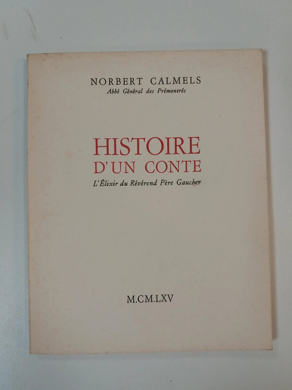 Norbert Calmels : histoire d'un conte