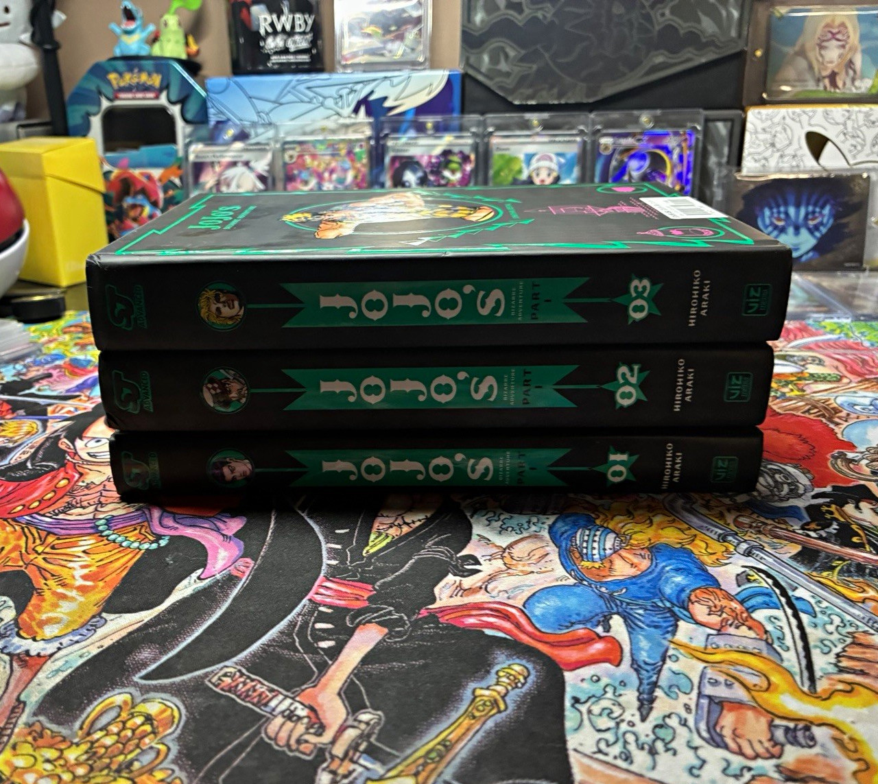 Lotto JoJo's Bizarre Adventure parte 1 copertina rigida vol 1-3, VIZ Media