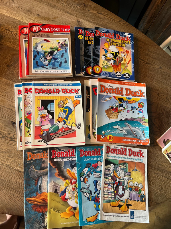 Verschillende Donald Ducks