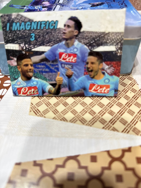 Gadget dí calciatori Napoli da collezione con calamite
