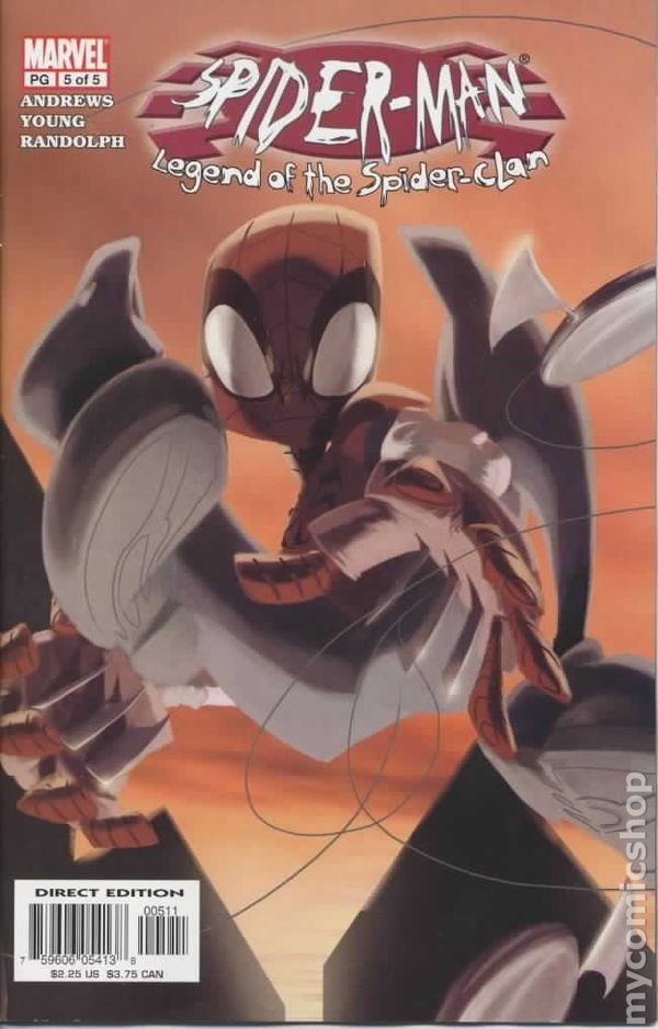 Spider-Man Legend of the Spider Clan #5 quasi nuovo - 9.2 2003 immagine stock