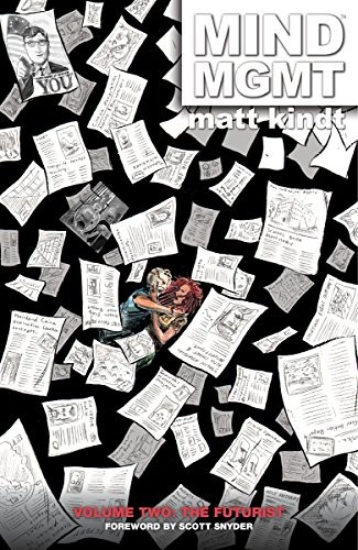 MIND MGMT VOLUME 2: THE FUTURIST di Matt Kindt & Brendan Wright - copertina rigida *VG*