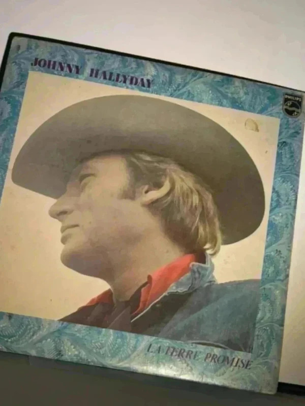 Vinyle Johnny Hallyday la terre promise