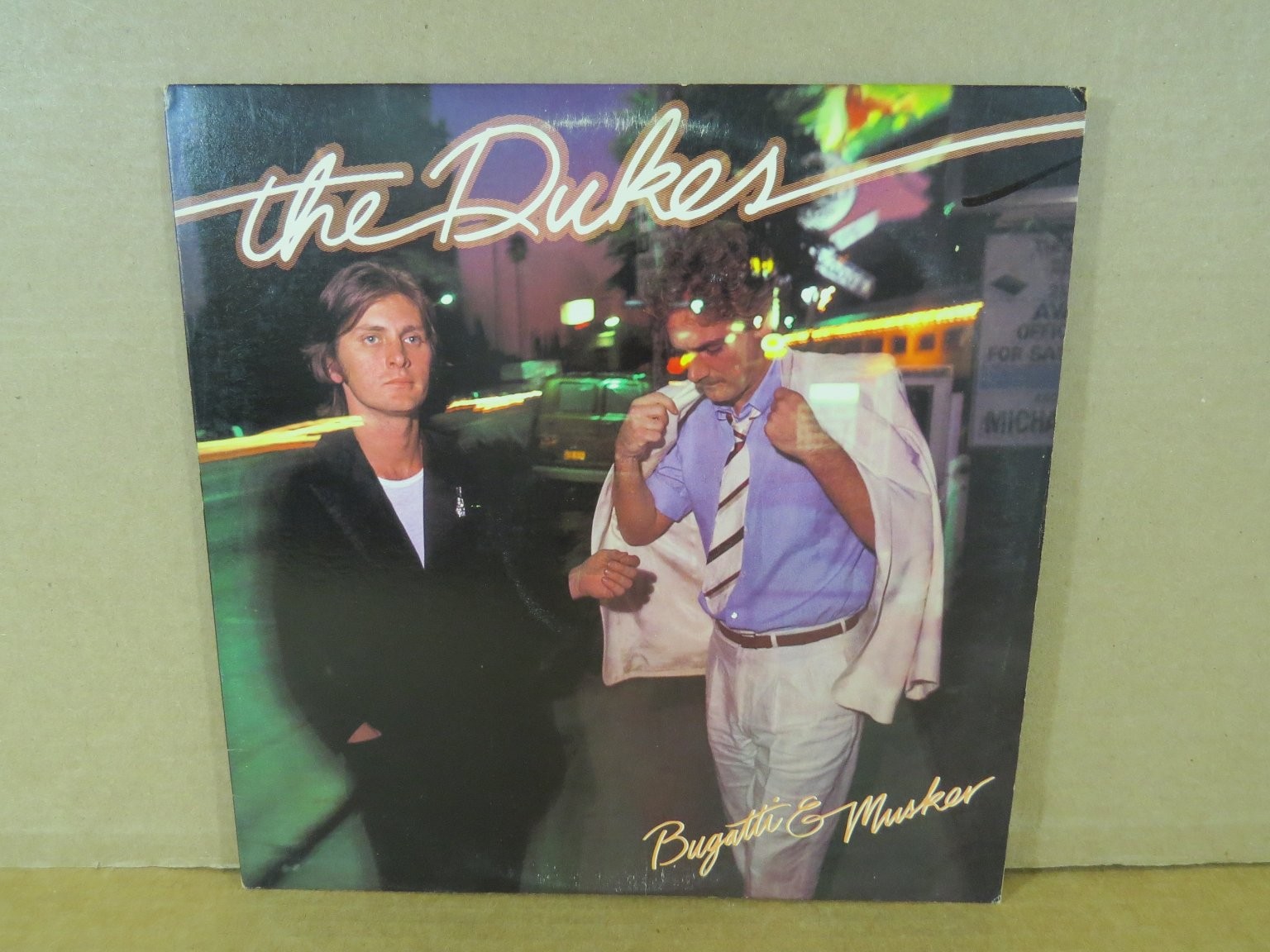 The Dukes - Bugatti & Musker LP Record 1982 Promo Atlantic Pop Rock 33 RPM EX