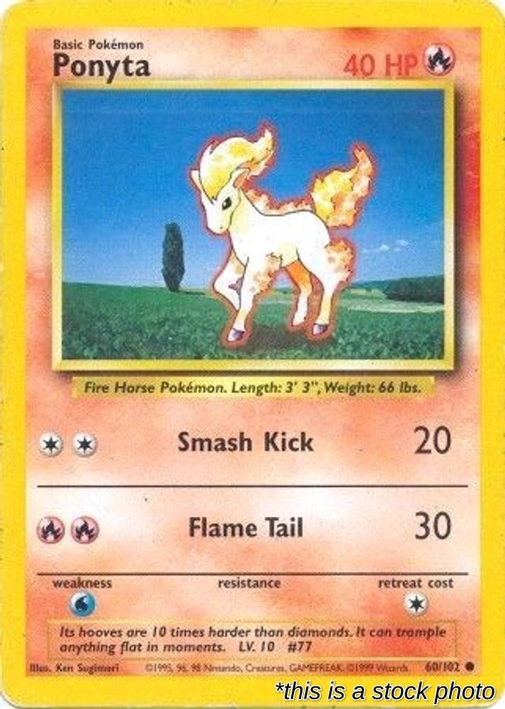 Set base Ponyta #060/102