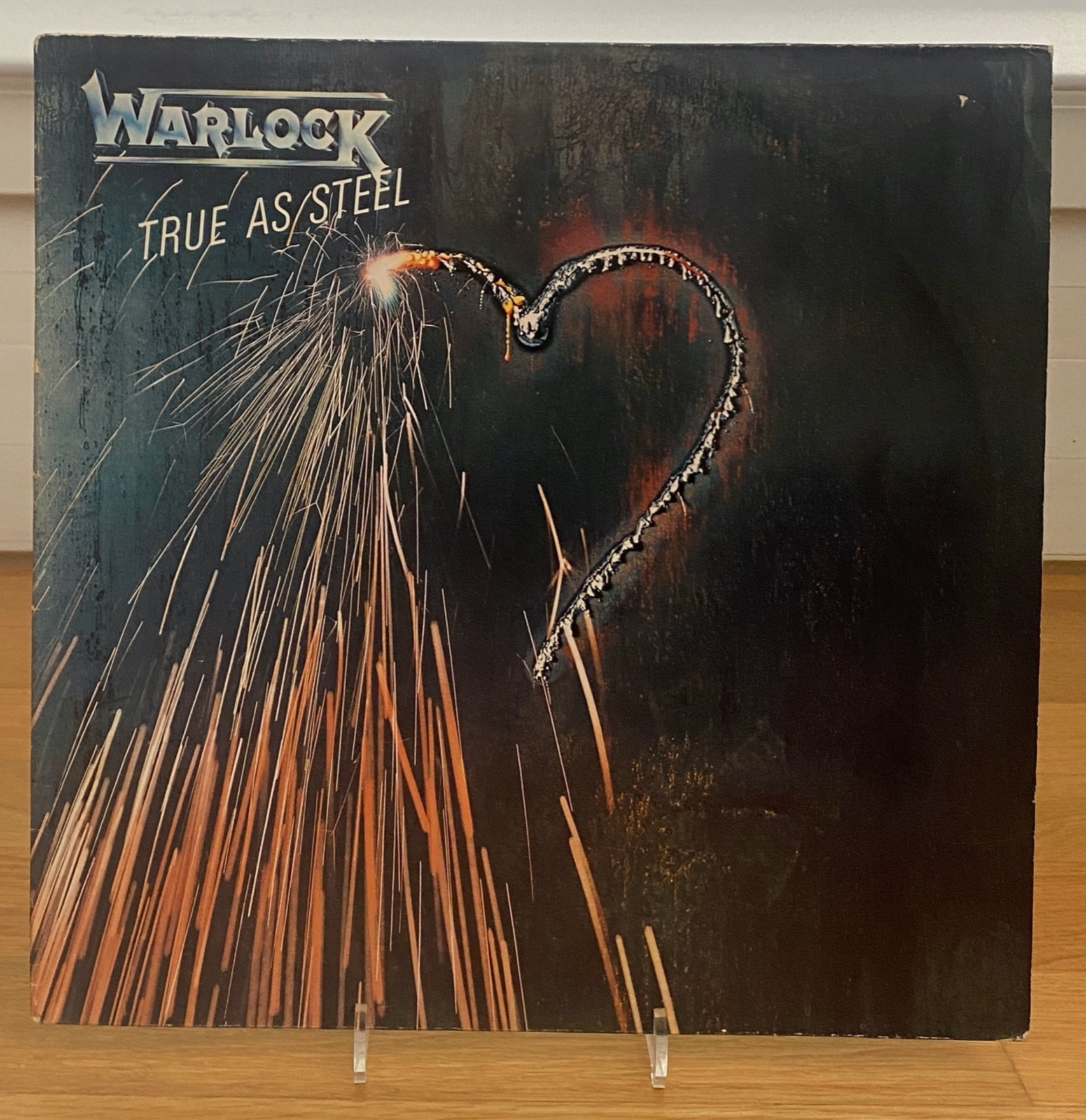Warlock  ✦ True As Steel ✦ 1986 ✦ LP ✦ Album ✦ Schallplatte ✦ VG