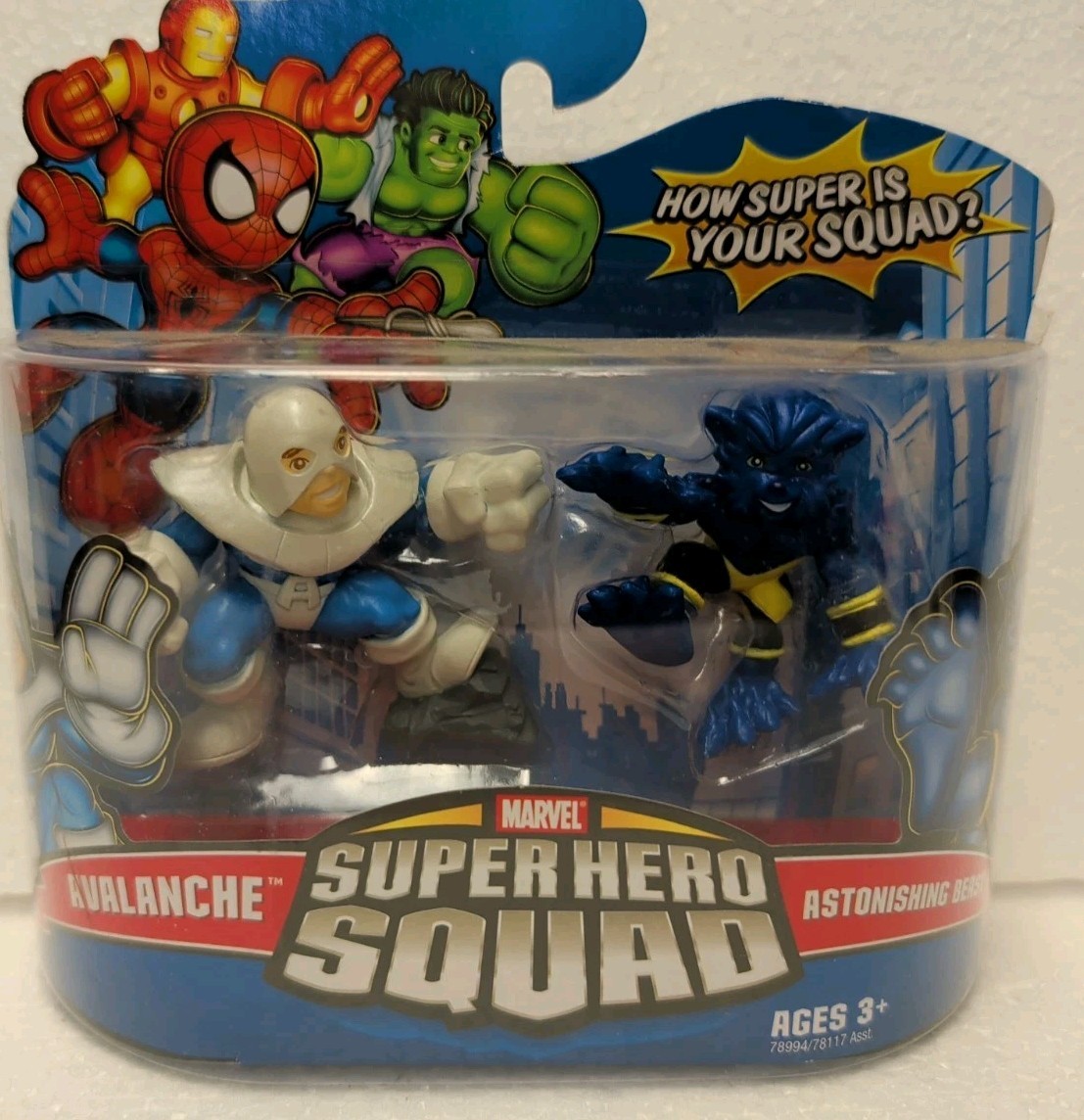 NUOVO Marvel Super Hero Squad AVALANCHE & ASTONISHING BEAST minifigure confezione da 2