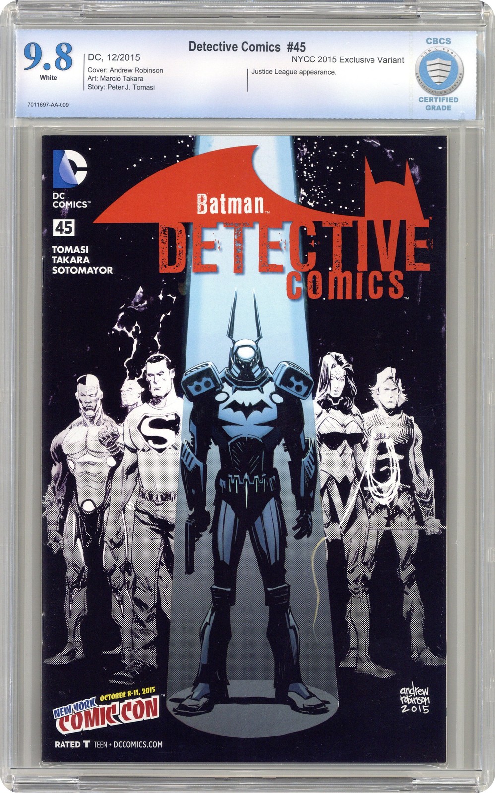 Detective Comics #45NYCC CBCS 9.8 2015 7011697-AA-009