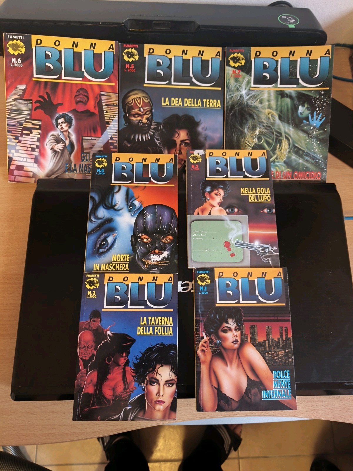 Donna Blu Lotto Fumetti n.1-7 2000 Italiano