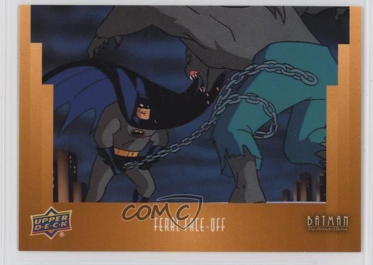 2026 Upper Deck Batman La Serie Animata Arancione 1/99 Feral Face-Off #38 1qq0