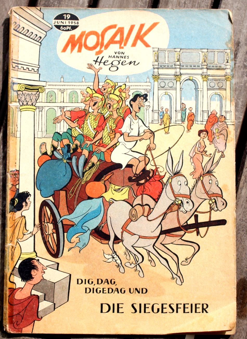 Originale Mosaico Hannes Hegen No. 19 Dig Dag Digedag E La Siegesfeier Fumetti