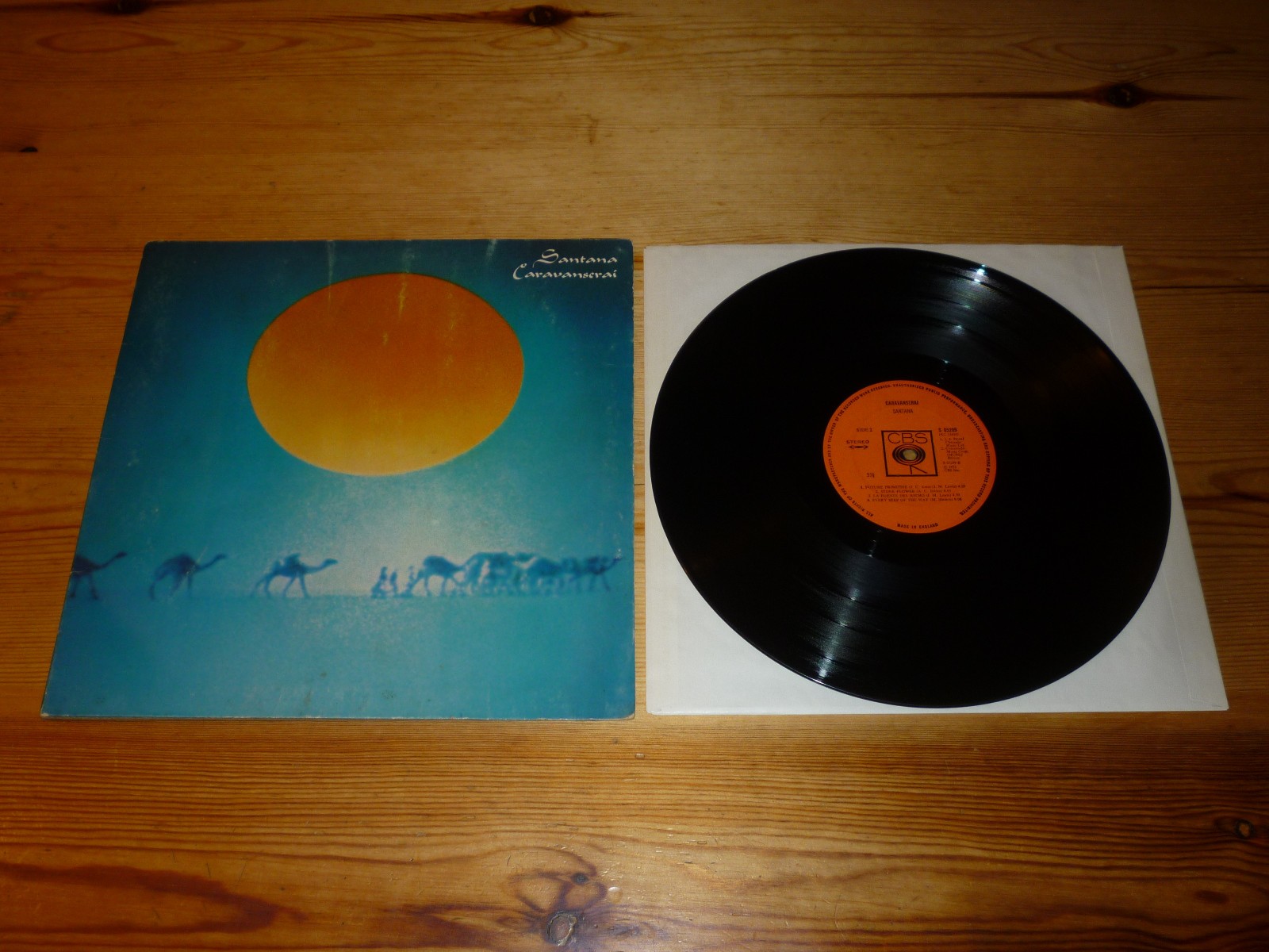 SANTANA CARAVANSERAI VINYL G/F ALBUM RECORD LP 33rpm 1st PRESS 1972 EXCELLENT+