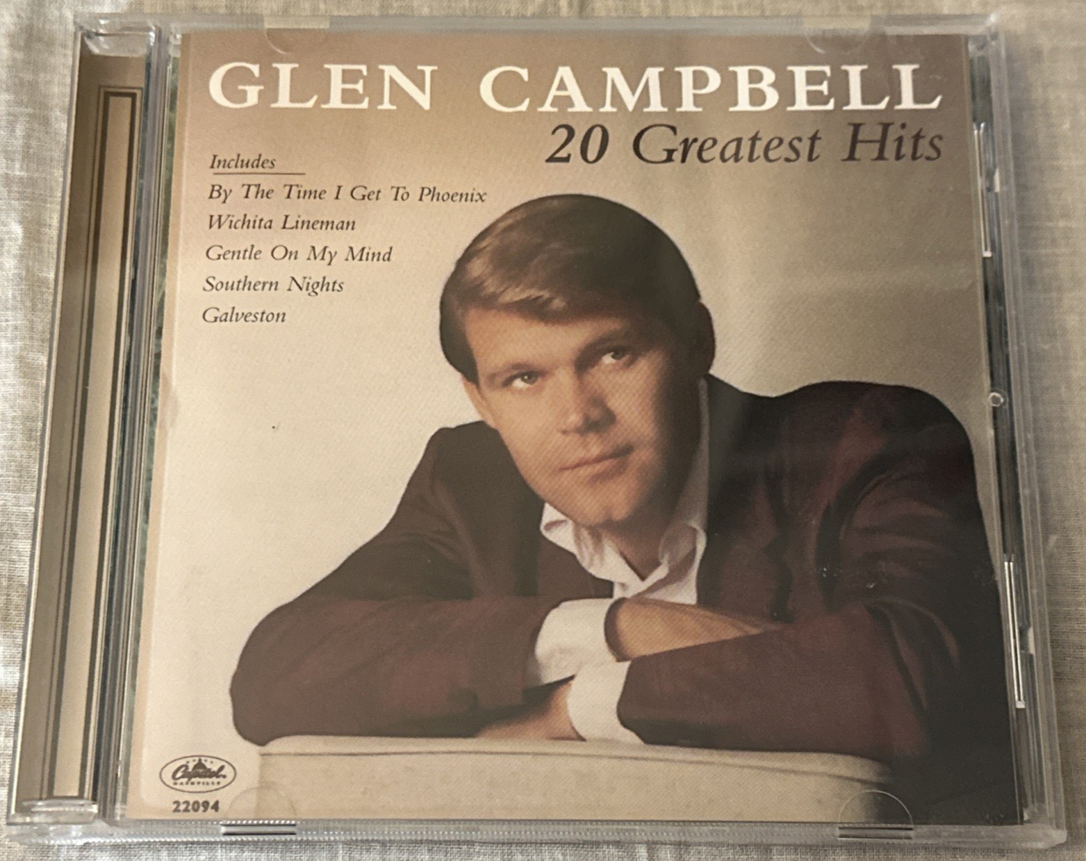 Glen Campbell 20 Greatest Hits Capitol Records Nashville  (CD, 2000)