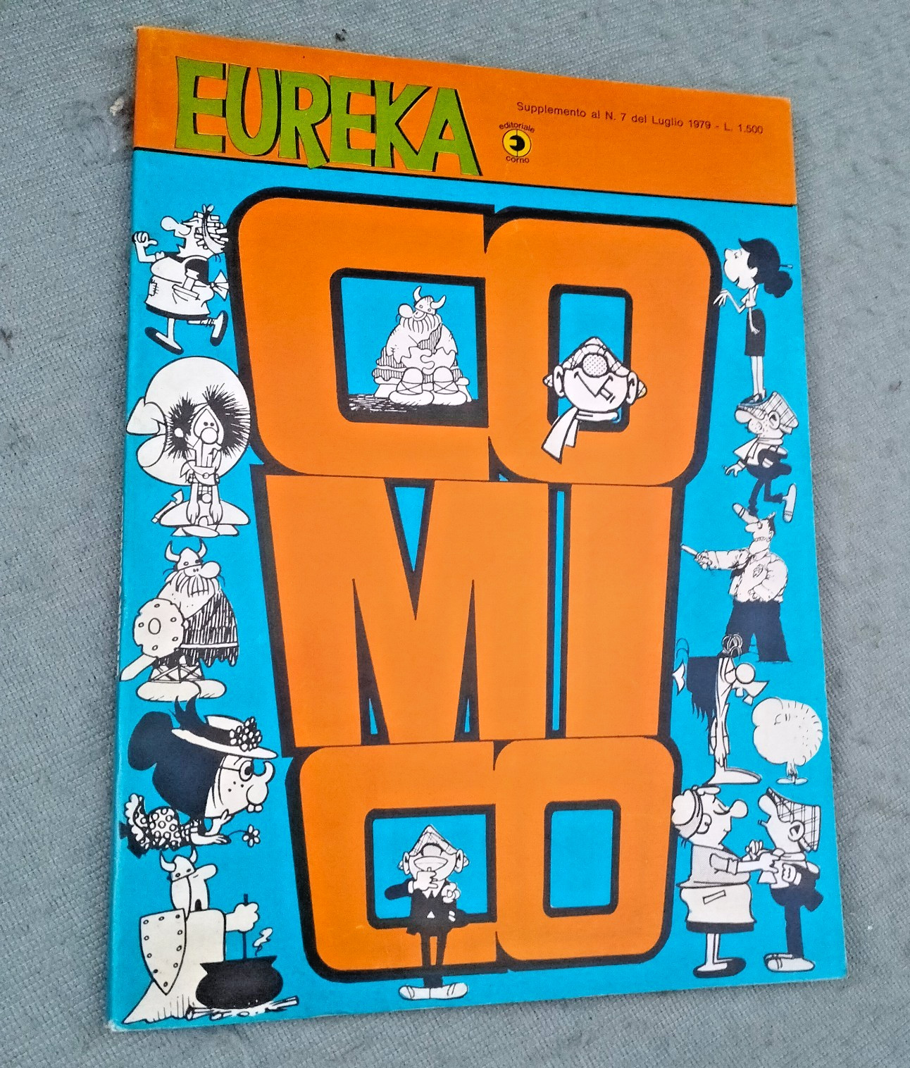 EUREKACOMICO  CORNO -44  °  SUPPLEMENTO AL N° 7   / 1979- COME NUOVO