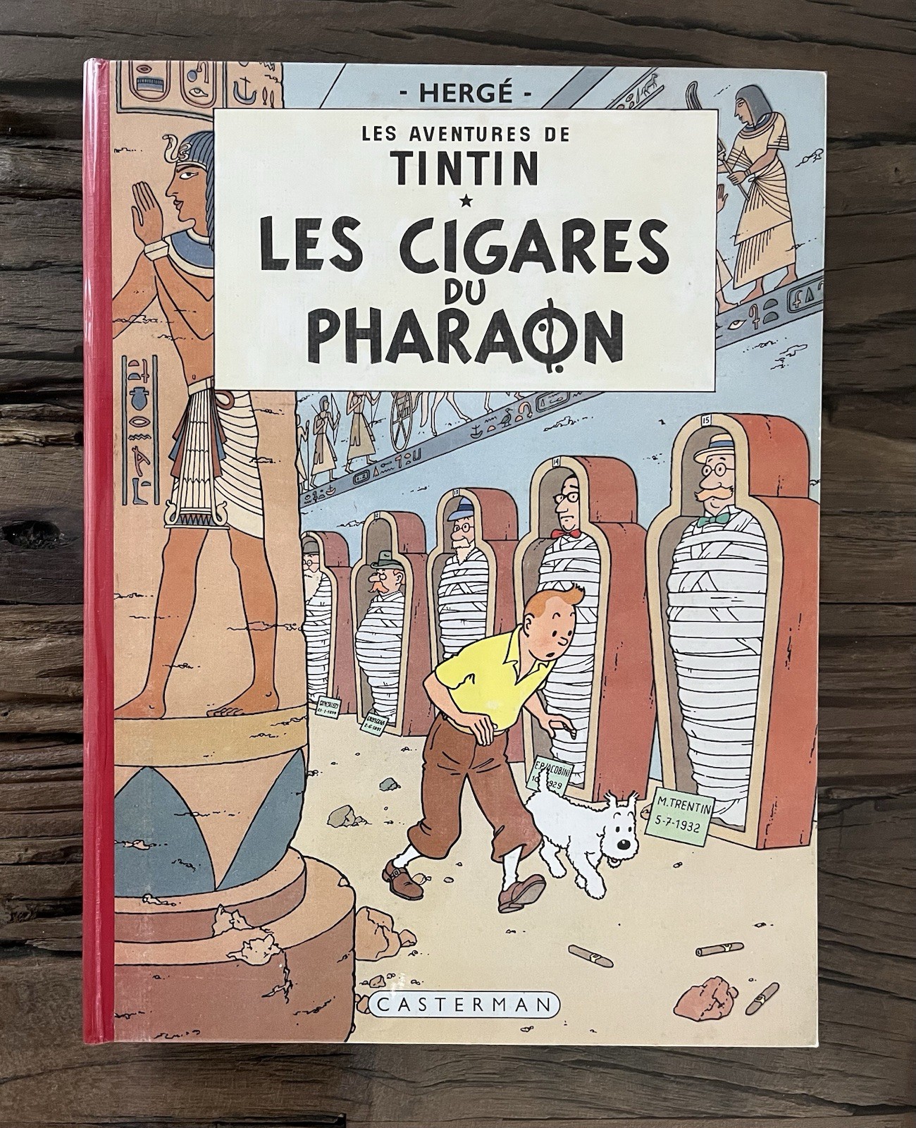 TINTIN : SUBLIME B29 DR 1960 LES CIGARES DU PHARAON ULTRA RARE ÉTAT NEUF++ HERGÉ