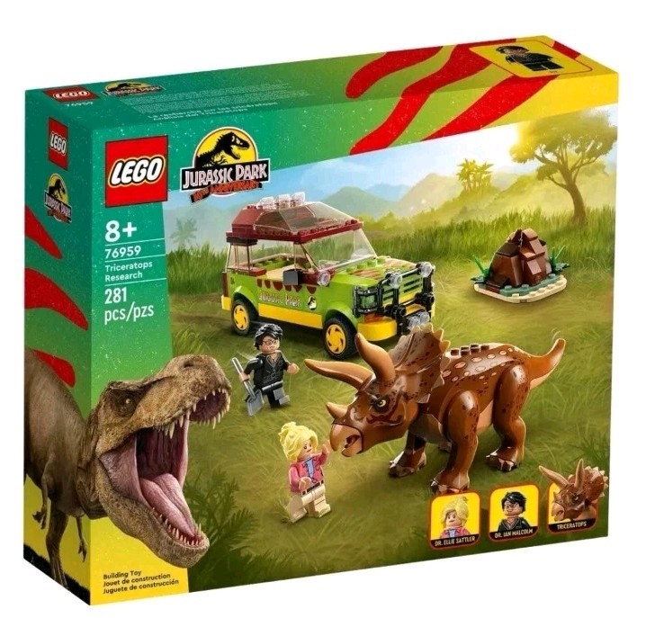 🔥LEGO 76959🔥LA RICERCA DEL TRICERATOPO🔥JURASSIC PARK🔥NUOVO SIGILLATO!!!