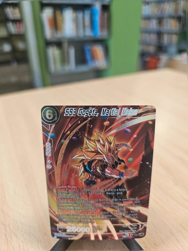 Carta dragon Ball Super tCG - SS3 gogeta, martial melee (P-286 PR) - Collector's selection Vol 2