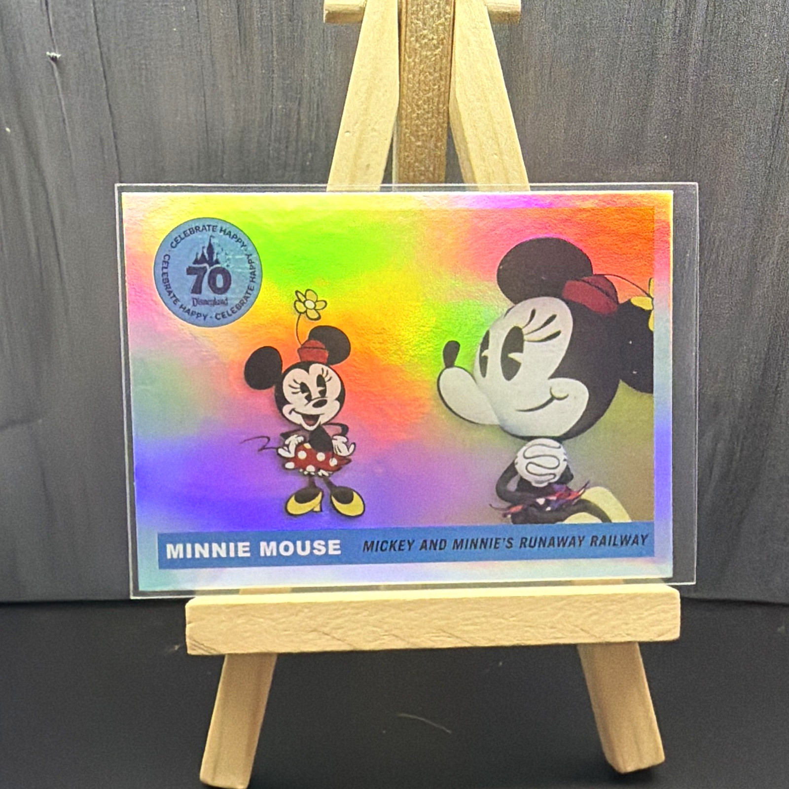 2025 Topps Disney Minnie Mouse T55-11 Parallel Trading Card