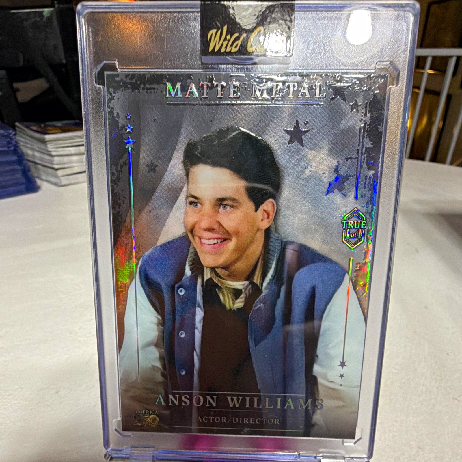 Wild Card America 250 metallo opaco Anson Williams Natl escluso #MMEFLA5-AW True 1/1