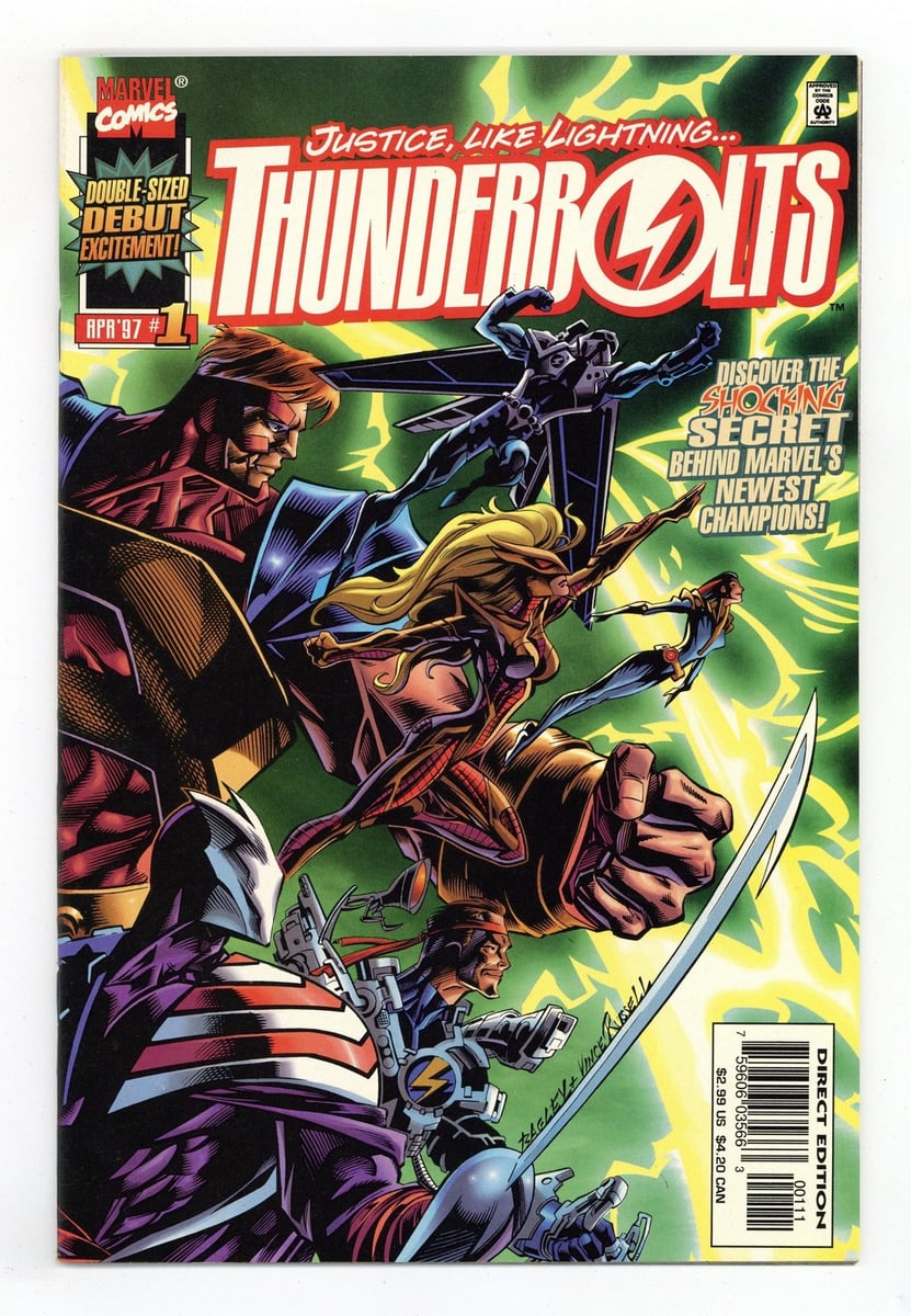Thunderbolts 1A.D prima stampa VF/NM 9.0 1997