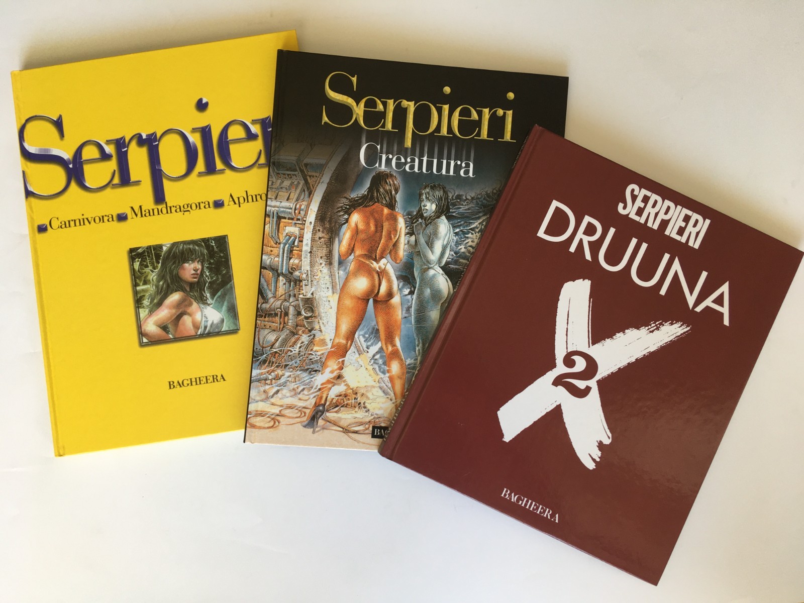 DRUUNA-SERPIERI (Bagheera): DRUUNA X2, CARNIVORA-MANDRAGORA-APHRODISIA, CREATURA