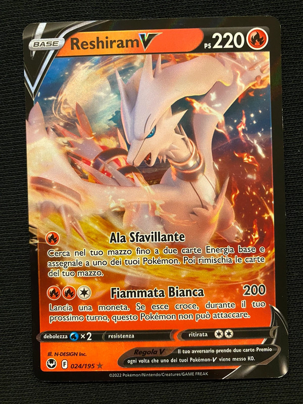 Carta Pokèmon Reshiram V