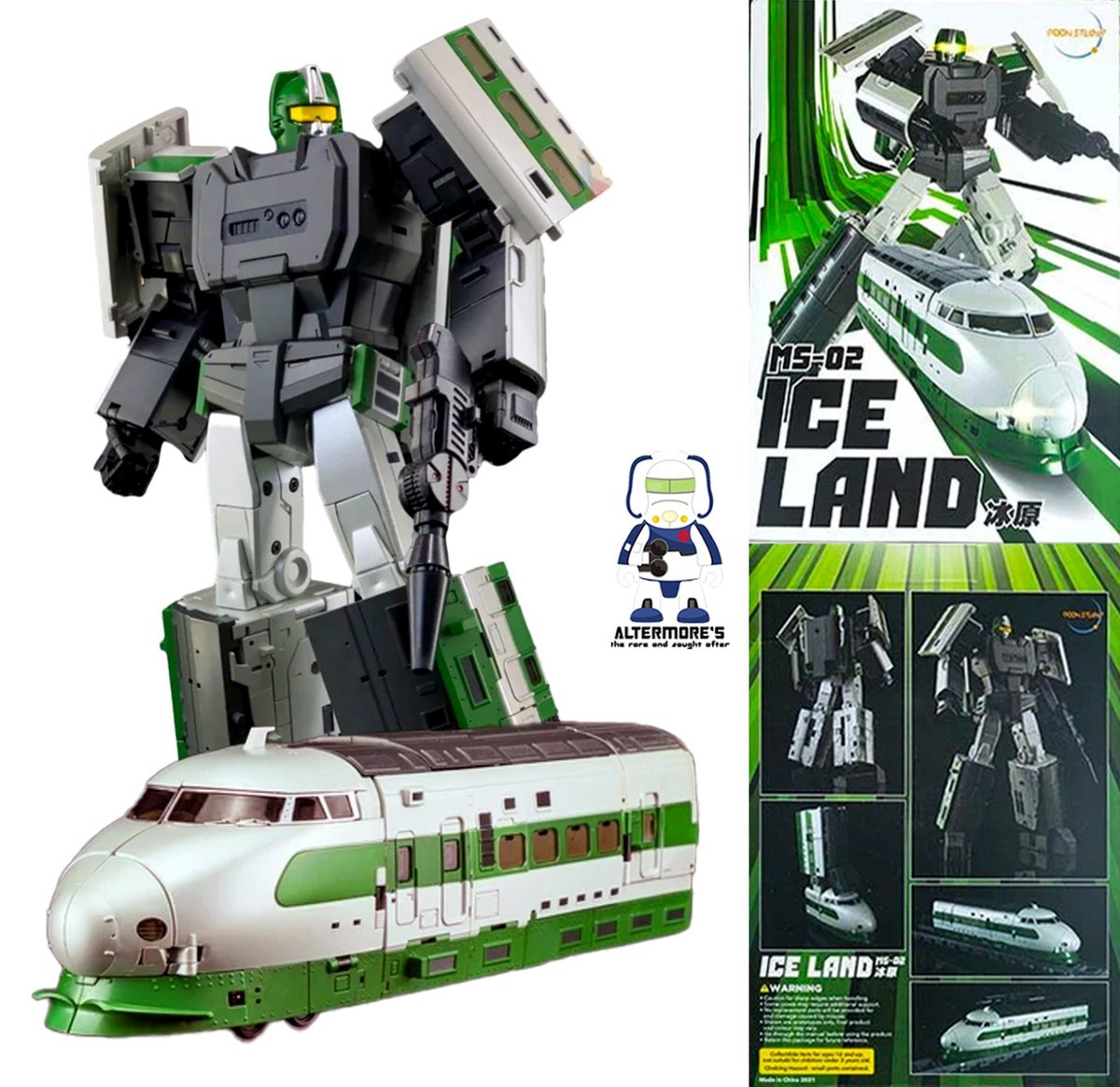 Moon Studio MS-02 Ice Land / capolavoro treno in scala Yukikaze ex display