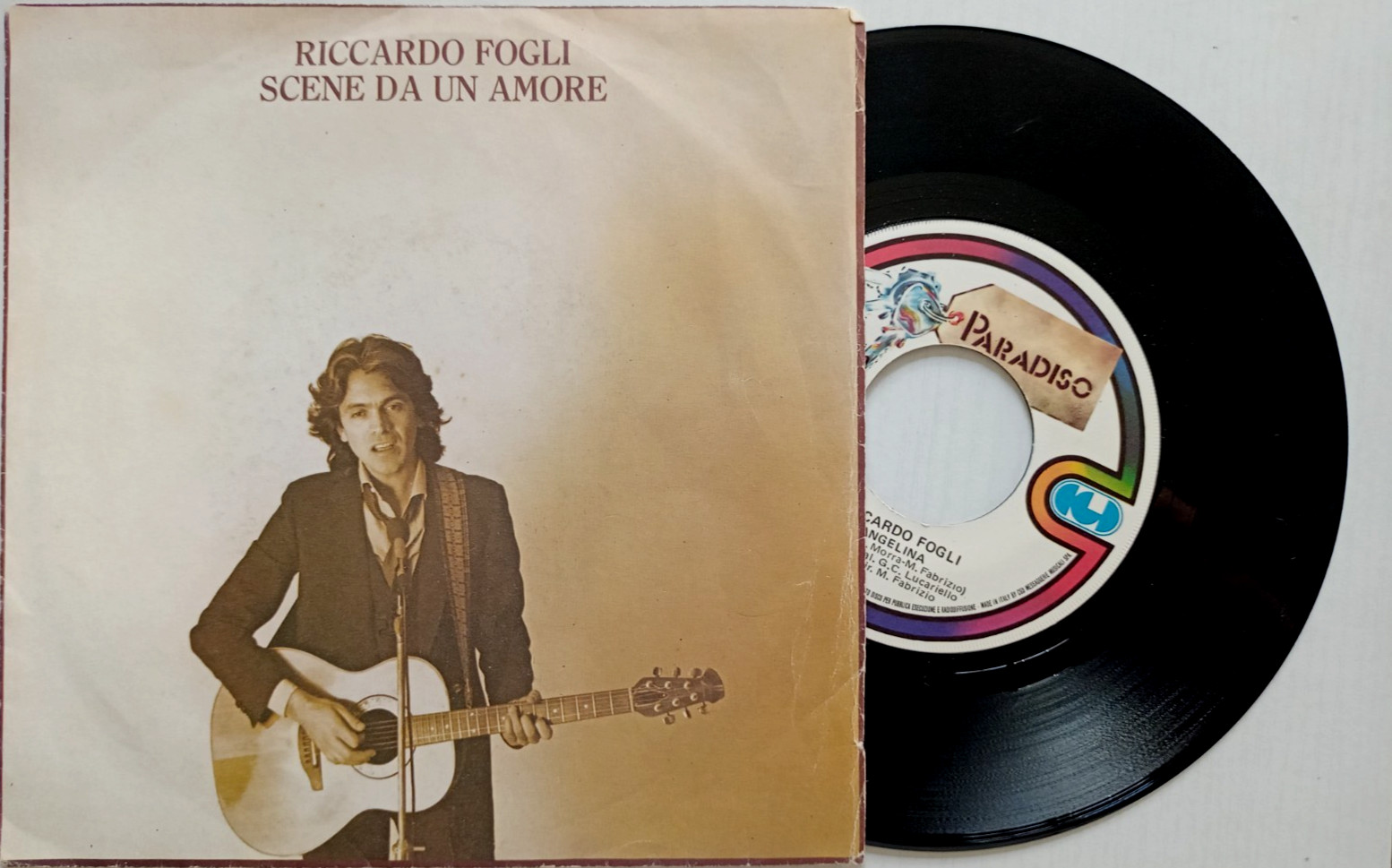 7" -RICCARDO FOGLI-SCENE DA UN AMORE-CGD 1980 -H