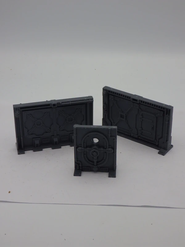 3 Door / Bulkhead Necromunda Underhive 2017 BE decors00129